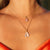 Rose Quartz Drop Candy Necklace - Vojé Jewelry