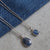 Lapis Lazuli Denim Silver Necklace - Vojé Jewelry