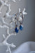 Kyanite Silver Hoop Earrings - Vojé Jewelry